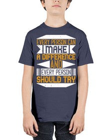 Every person can make a difference and every person should try Style 3# - volunteer - Youth Tee Unisex