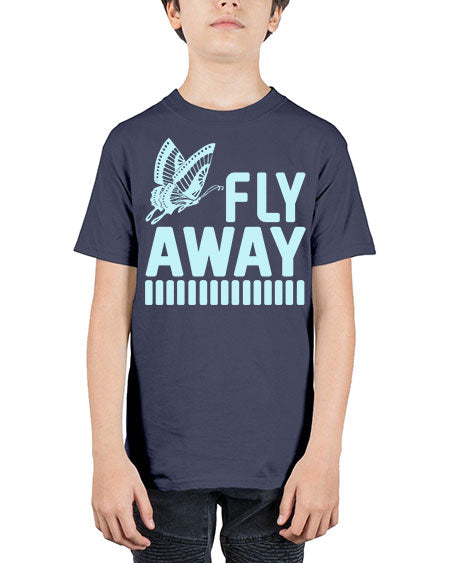Fly away butterfly - butterfly - Youth Tee Unisex