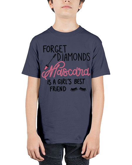 Forget Diamonds Mascara is a Girls Best Friend Style 100# - beauty - fashion - Youth Tee Unisex
