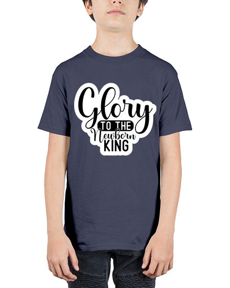 Glory To The Newborn King 320# - baby - Youth Tee Unisex