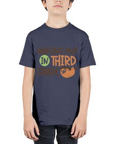 Hanging Out in Third 236# - third grade - Youth Tee Unisex