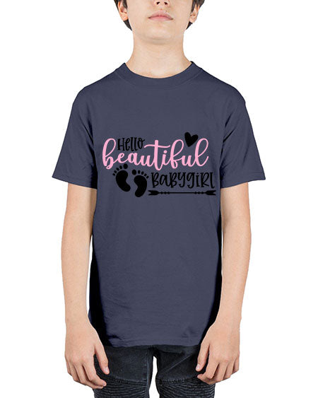 Hello Beautiful Babygirl Style 327# - baby - Youth Tee Unisex