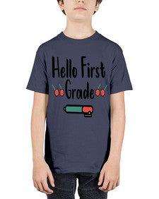 Hello First Grade 273# - first grade - Youth Tee Unisex