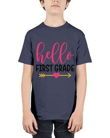 Hello First Grade 282# - first grade - Youth Tee Unisex