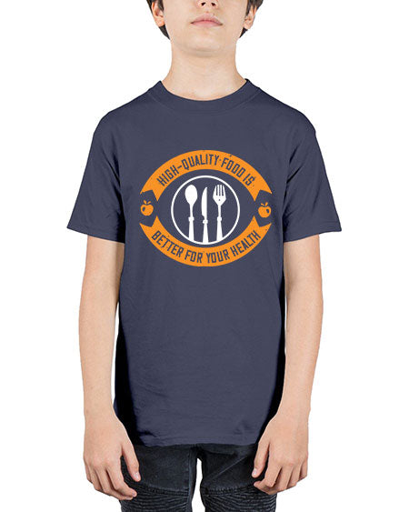 Highquality food is better for your health Style 36# - world health day - Youth Tee Unisex