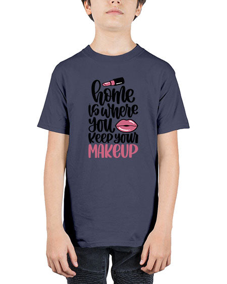 Home Is Where You Keep Your Makeup Style 87# - beauty - fashion - Youth Tee Unisex