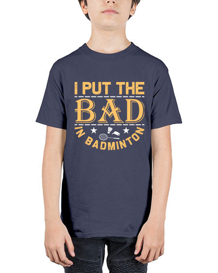 I 1056# - badminton - Youth Tee Unisex
