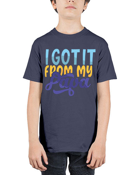 I Got It From My Papa Style 98# - baby - Youth Tee Unisex
