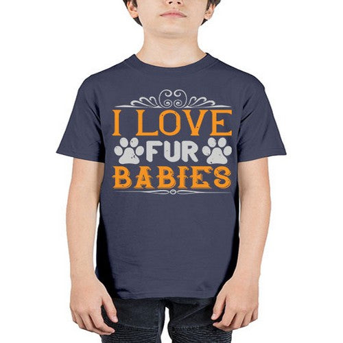 I Love Fur Babies Style 192# - dogs - Youth Tee Unisex