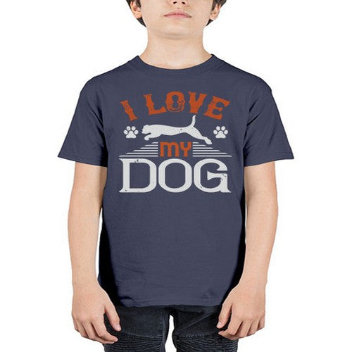 I Love My Dog Style 189# - dogs - Youth Tee Unisex