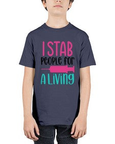 I Stab People For A Living Style Style 922# - nurse - Youth Tee Unisex