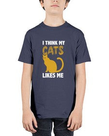 I Think My Cats - cats - Youth Tee Unisex