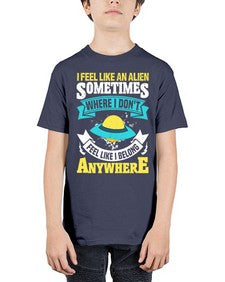 I feel like an alien sometimes where i dont belong 11# - ufo - Youth Tee Unisex