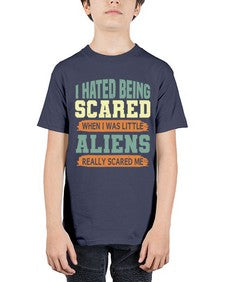 I hated being scared when i was little 13# - ufo - Youth Tee Unisex