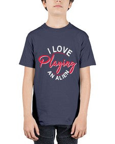 I love playing and alien 19# - ufo - Youth Tee Unisex