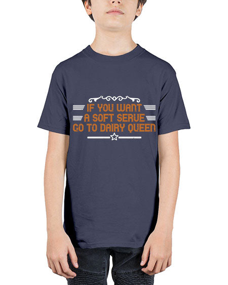 If you want a soft serve go to dairy 2044# - badminton - Youth Tee Unisex