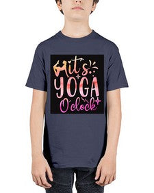 It s yoga O clock  345# - yoga - Youth Tee Unisex