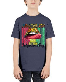 Juneteenth Independence Day Sexy Lip Png 11# - black juneteenth - Youth Tee Unisex