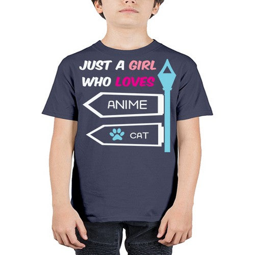 Just A Girl Who Loves Anime 264# - anime - Youth Tee Unisex
