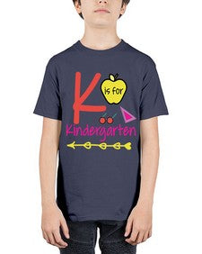 K is for Kindergarten 397# - prek headstart - Youth Tee Unisex