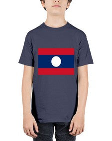 Laos 1111# - world flags - Youth Tee Unisex