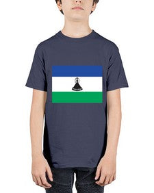 Lesotho 1129# - world flags - Youth Tee Unisex