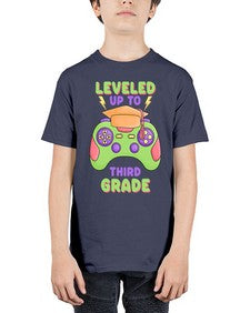 Leveled up to third Grade 472# - third grade - Youth Tee Unisex