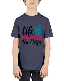 Life Happens Tea Helps 1310# - tea - Youth Tee Unisex