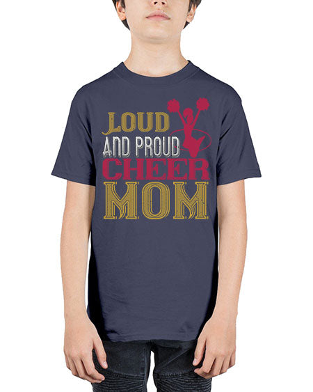 Loud proud cheer mom 764# - cheer - Youth Tee Unisex