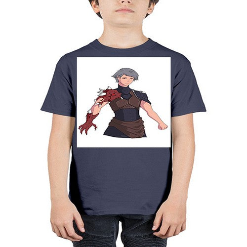 Man has parasite on hand 14# - anime - Youth Tee Unisex