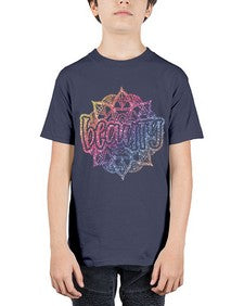 Mandala Beauty Rainbow Glitter 756# - mandala - Youth Tee Unisex