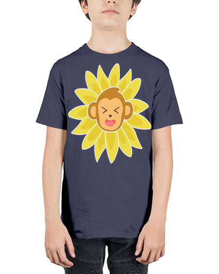 Monkey Sunflower 17# - monkey - Youth Tee Unisex