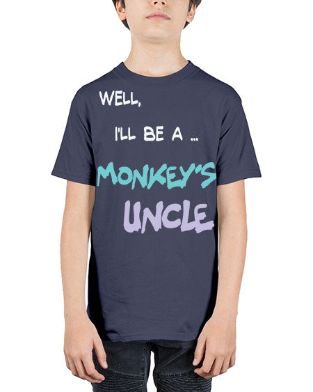 Monkey Uncle 18# - monkey - Youth Tee Unisex