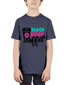 My Blood Type Is Coffee Style Style 1100# - nurse - Youth Tee Unisex