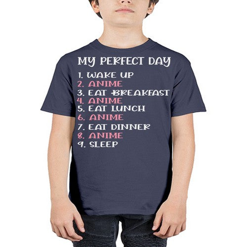 My Perfect Day Funny Kawaii Anime 269# - anime - Youth Tee Unisex