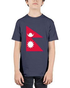 Nepal 1430# - world flags - Youth Tee Unisex