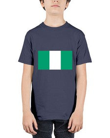 Nigeria 1493# - world flags - Youth Tee Unisex