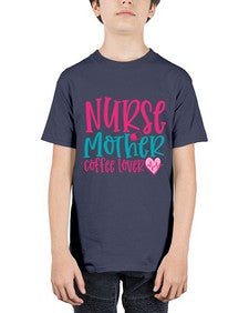 Nurse Mother Coffee Lover Style 1185# - nurse - Youth Tee Unisex