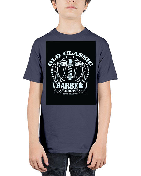 Old Classic Barber1284# - barber - Youth Tee Unisex