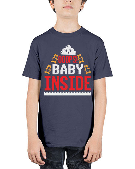 Ooops baby inside Style 179# - baby shower - Youth Tee Unisex