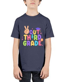 Peace Out third Grade Peace 648# - third grade - Youth Tee Unisex