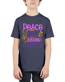 Peace out kinder garten 634# - prek headstart - Youth Tee Unisex