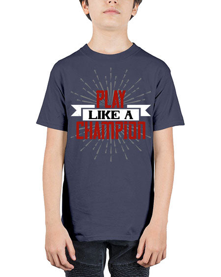 Play like a champion 1942# - badminton - Youth Tee Unisex