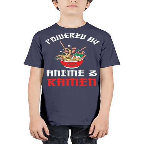 Powered by Anime amp Ramen 275# - anime - Youth Tee Unisex