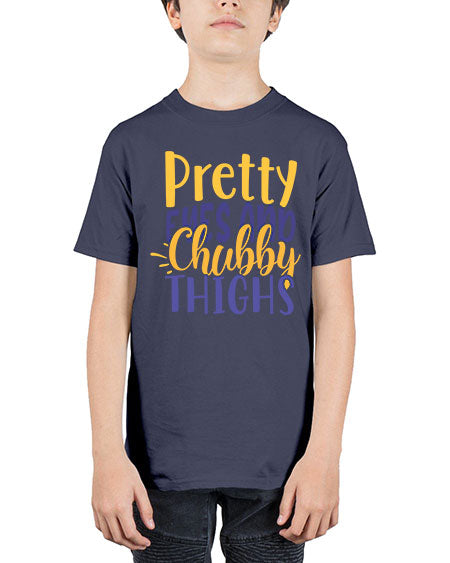 Pretty Eyes And Chubby Thighs Style 192# - baby - Youth Tee Unisex