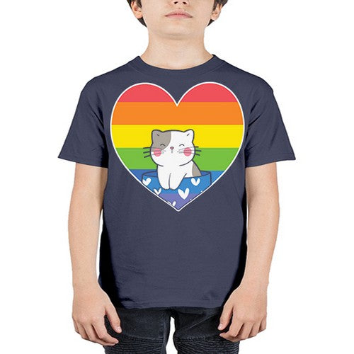 Pride Cat LGBT Kawaii Cats Anime 276# - anime - Youth Tee Unisex