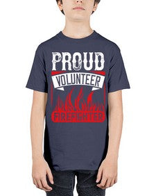 Proud Volunteer Firefighter Style 35# - volunteer - Youth Tee Unisex