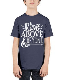 Rise above beyond Style 77# - motivation - Youth Tee Unisex