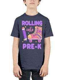 Rolling into PreK 788# - prek headstart - Youth Tee Unisex