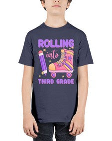 Rolling into third Grade 790# - third grade - Youth Tee Unisex